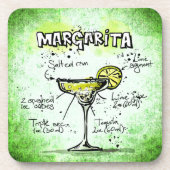 Margarita Drink Rezept Untersetzer (Vorderseite)