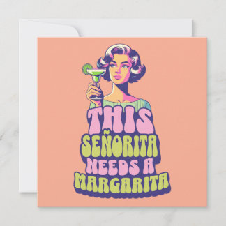 Margarita Fiesta Cocktail Party Feier Einladung