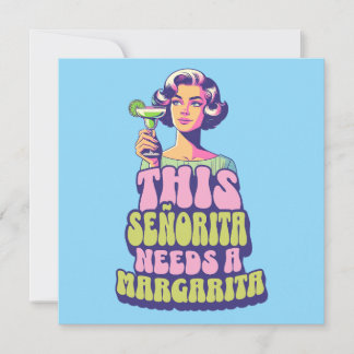 Margarita Fiesta Cocktail Party Feier Einladung