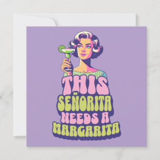 Margarita Fiesta Cocktail Party Feier Einladung
