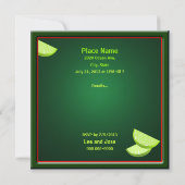 Margarita Fiesta Party Einladung (Rückseite)