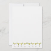 Margarita Final Fiesta Bachelorette Einladung (Rückseite)