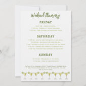 Margarita Final Fiesta Bachelorette Einladung (Rückseite)