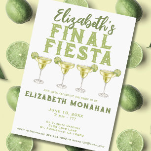 Margarita Final Fiesta Bachelorette Einladung