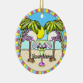 Margarita Flamingo Ornament (Rechts)