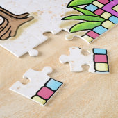 Margarita Flamingos Puzzle (Seite)