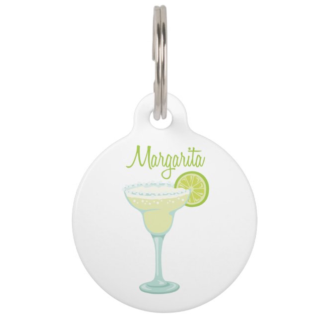 Margarita-Getränk Haustiermarke (Vorderseite)