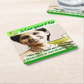 Margarita-Getränk-Untersetzer Rechteckiger Pappuntersetzer (angewinkelt)