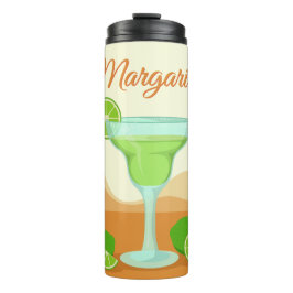 "Margarita" individuelle Name tumbler Thermosbecher