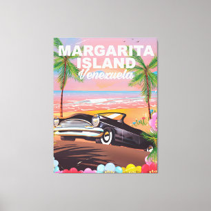 Margarita-Insel - Venezuela Reiseplakat Leinwanddruck