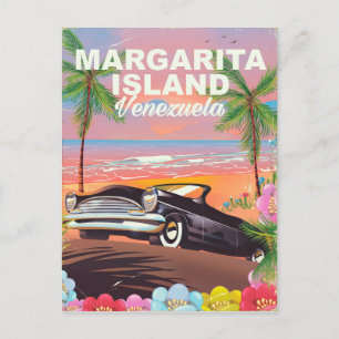 Margarita-Insel - Venezuela Reiseplakat Postkarte