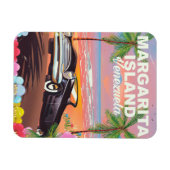 Margarita Island - Venezuela Reiseplakat Magnet (Horizontal)