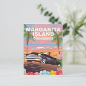 Margarita Island - Venezuela Reiseplakat Postkarte (Stehend Vorderseite)