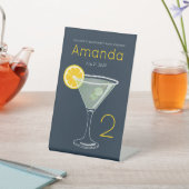 Margarita Junggeselinnen-Abschied Willkommen Sockelschild (In SItu)