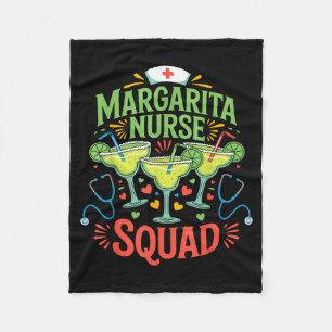 Margarita-Krankenschwester-Truppe lustig Cinco de Fleecedecke