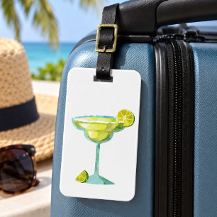 Margarita Liebhaber Limetten Tequila Mexiko Gepäckanhänger