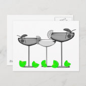 Margarita Liebhaber von Limes T - Shirt und Gesche Postkarte (Vorne/Hinten)