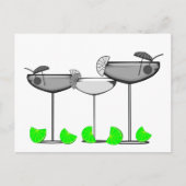 Margarita Liebhaber von Limes T - Shirt und Gesche Postkarte (Vorderseite)