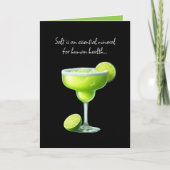 Margarita liebt Spaß gefüllt geklappte Grußkarte Karte (Vorderseite)