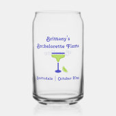 Margarita Limon Bachelorette Fiesta Gastgeschenk Dosenglas (Vorderseite)