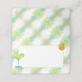 Margarita Limon Blank Food Label oder Platzkarte (Außenseite Aufgefaltet)