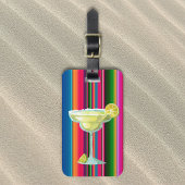 Margarita Lover Limes Tequila Mexico Serape Gepäckanhänger