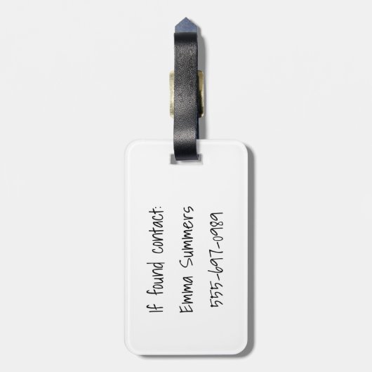 Margarita Lover Limes Tequila Mexiko Gepäckanhänger (Rückseite vertikal)