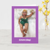 Margarita-Mädchen-Geburtstags-Karte Karte (Gelbe Blume)