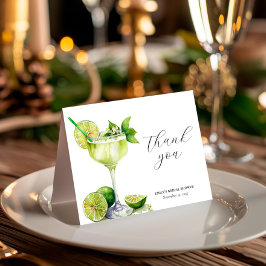 Margarita Mexican Fiesta Brautparty Dankeskarte