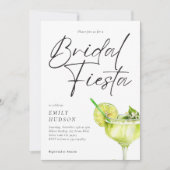 Margarita Mexican Fiesta Brautparty Einladung (Vorderseite)