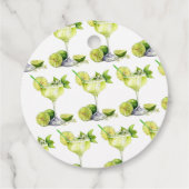 Margarita Mexican Fiesta Brautparty Geschenkanhänger (Rückseite)