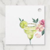 Margarita Mexican Fiesta Brautparty Geschenkanhänger (Rückseite)