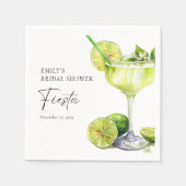 Margarita Mexican Fiesta Brautparty Serviette (Vorderseite)