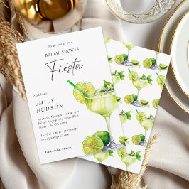 Margarita Mexican Fiesta Floral Brautparty Einladung