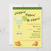 Margarita Mexican Fiesta Paare Dusche Einladung (Vorderseite)