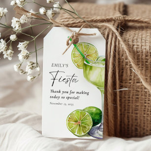 Margarita-Mexikanische-Hochzeitsdusche Geschenkanhänger
