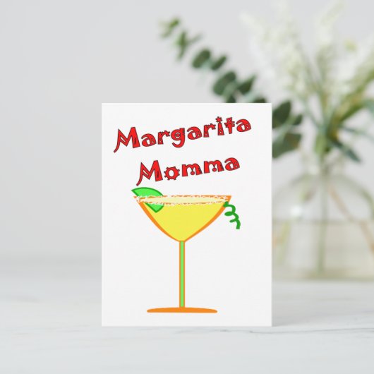 Margarita MOMMA T - Shirt & Geschenke Postkarte (Stehend Vorderseite)