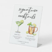 Margarita Moskau Mule Signature Cocktails Menü Sockelschild (Vorderseite)