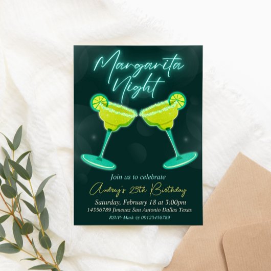 Margarita Night Einladung