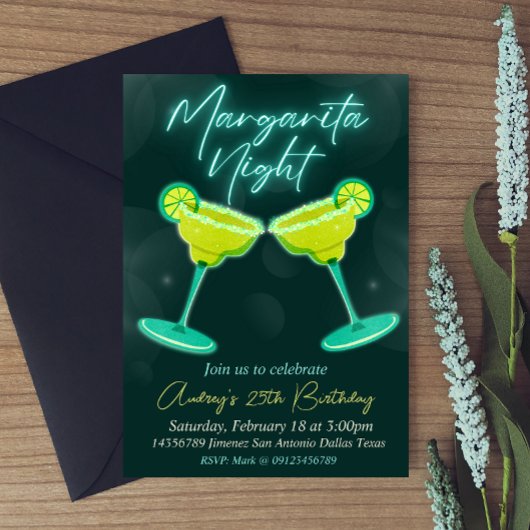 Margarita Night Einladung