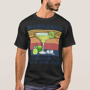Margarita Notfall Mexikanisch Lustig T-Shirt