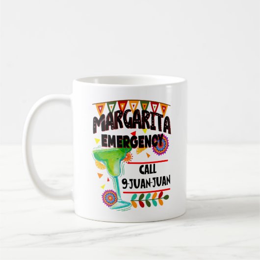 Margarita Notruf 9 Juan Juan Juan Kaffeetasse (Links)