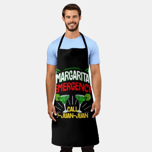 Margarita Notruf 9 Juan Juan Juan Schürze (Getragen)