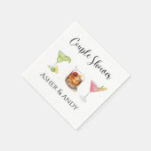 Margarita Old modifiziert Cosmo Bridal Paare Serviette (Ecke)