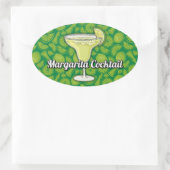 Margarita Ovaler Aufkleber (Tasche)