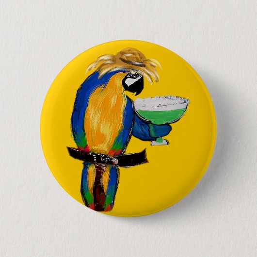 Margarita Parrots Button (Vorderseite)