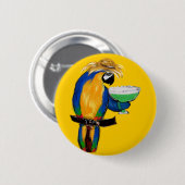 Margarita Parrots Button (Vorne & Hinten)