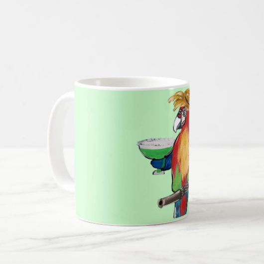 Margarita Parrots Kaffeetasse (Vorderseite Links)