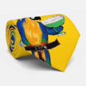 Margarita Parrots Krawatte (Gerollt)