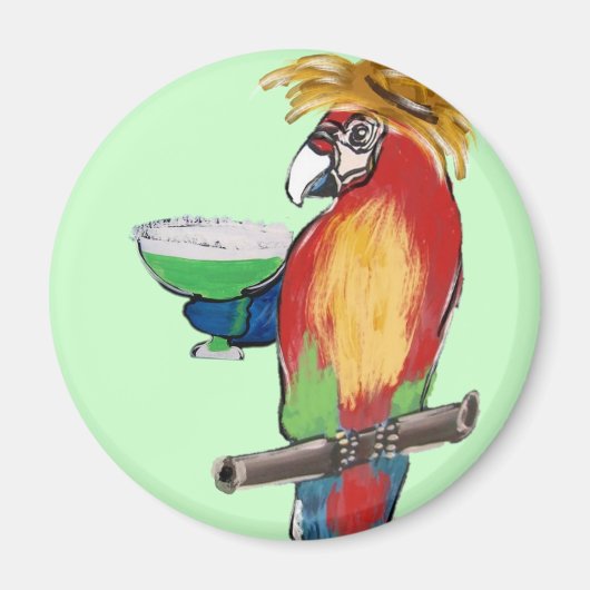 Margarita Parrots Magnet (Vorne)